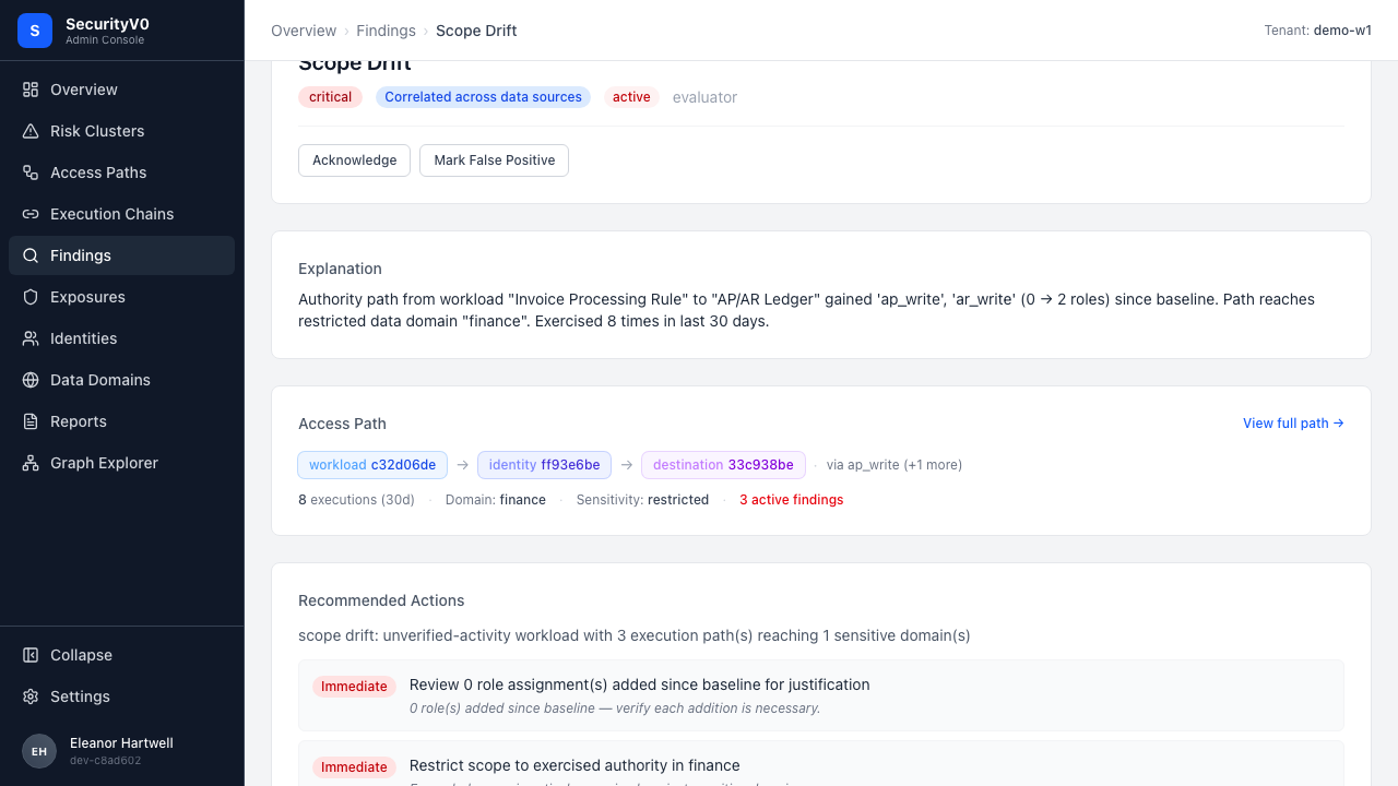 Inline path visualization