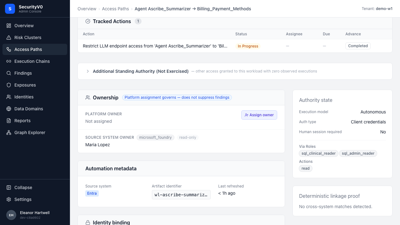 Actions persist after page reload